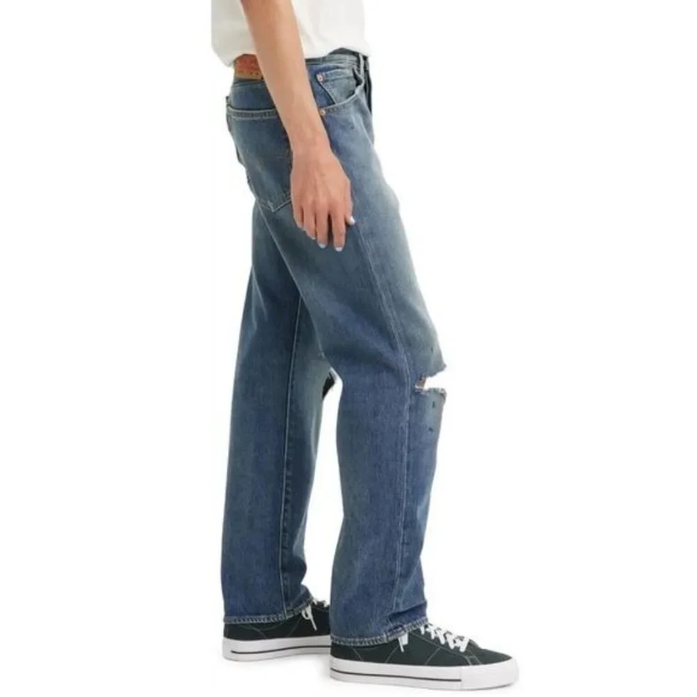 New Levi's Mens 501  93‎ Straight Blue Jeans Size 35